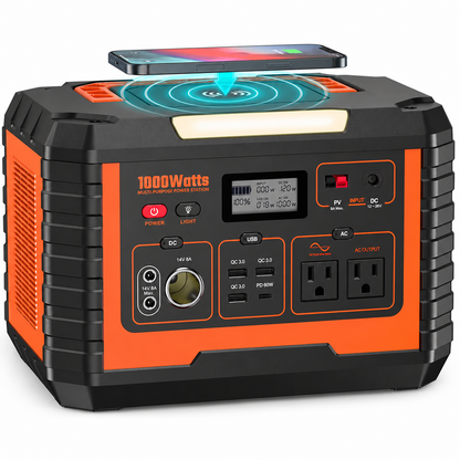 1000W Continuous Portable Power Station