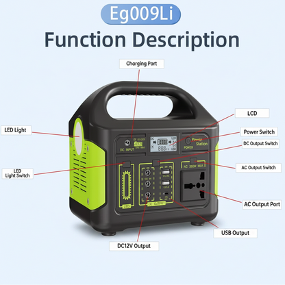Portable Solar Generator 300W 256Wh 204Wh with Lifepo4 Battery 220V 100V Mobile Power Station for Camping Outdoor Power Storage