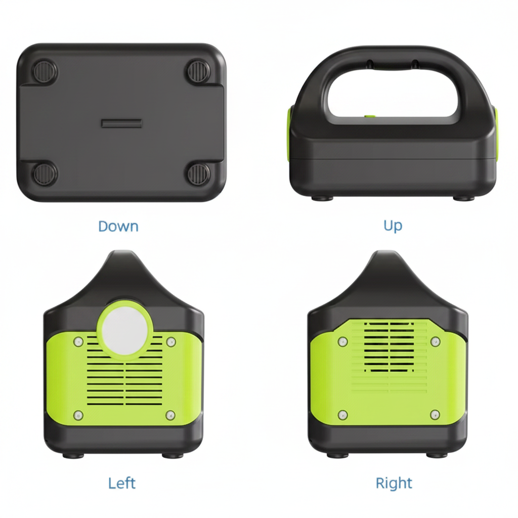 Portable Solar Generator 300W 256Wh 204Wh with Lifepo4 Battery 220V 100V Mobile Power Station for Camping Outdoor Power Storage