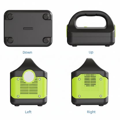 Portable Solar Generator 300W 256Wh 204Wh with Lifepo4 Battery 220V 100V Mobile Power Station for Camping Outdoor Power Storage