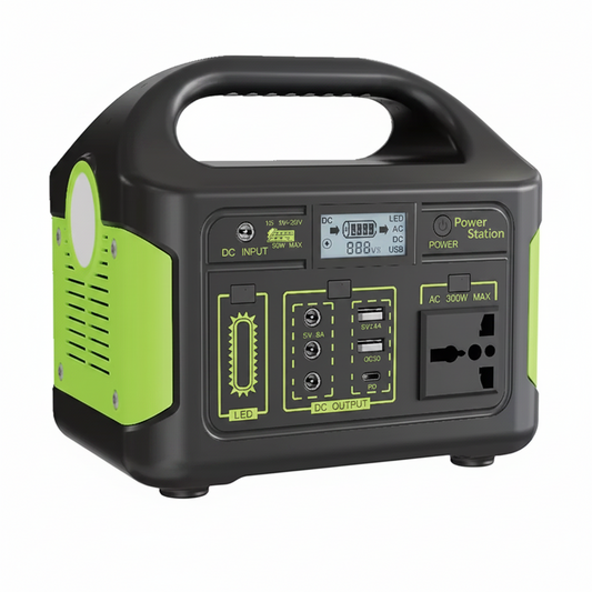 Portable Solar Generator 300W 256Wh 204Wh with Lifepo4 Battery 220V 100V Mobile Power Station for Camping Outdoor Power Storage